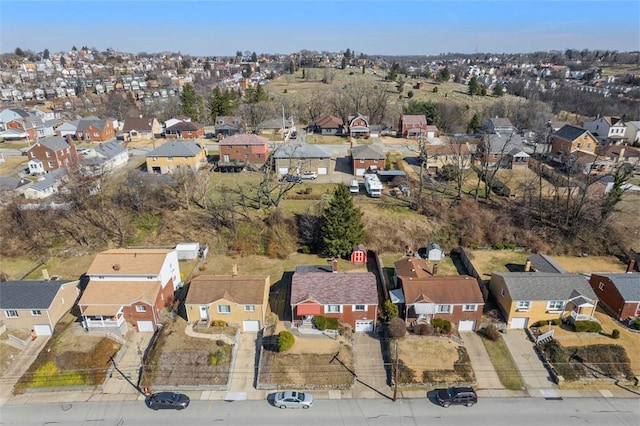 drone / aerial view featuring a residential view