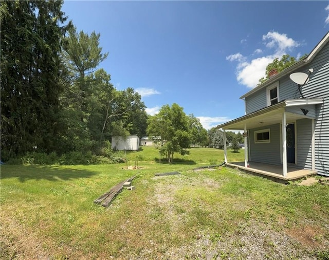 2343 Downing Ln, Hermitage, PA 16148 - view of green lawn featuring a storage shed