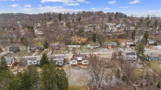 drone / aerial view featuring a residential view