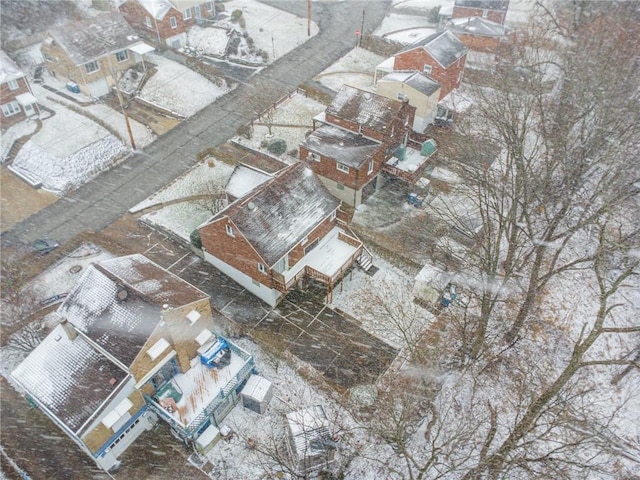 drone / aerial view featuring a residential view