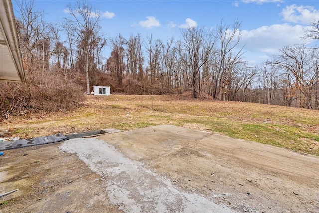 view of yard with a patio