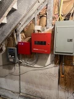 utility room with electric panel