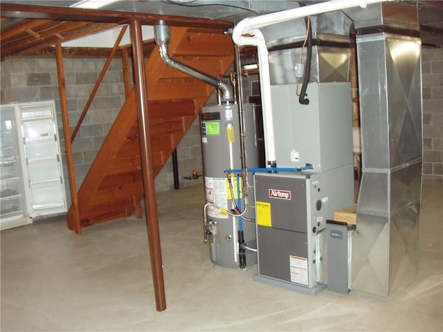 utilities with water heater