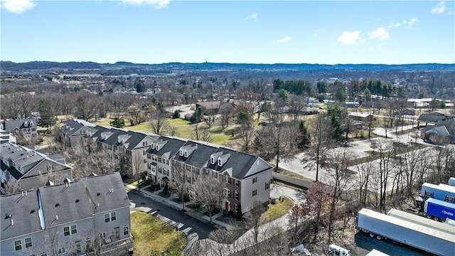 bird's eye view featuring a residential view