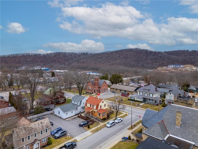 drone / aerial view featuring a residential view