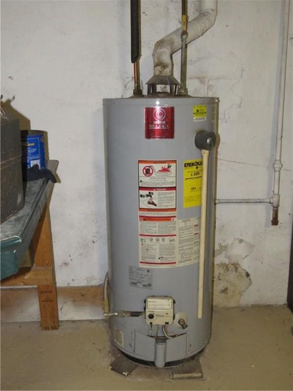 utilities featuring water heater