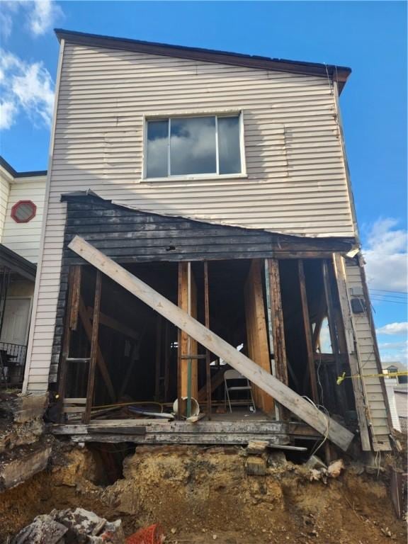 view of rear view of house