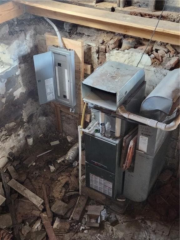 utility room featuring electric panel