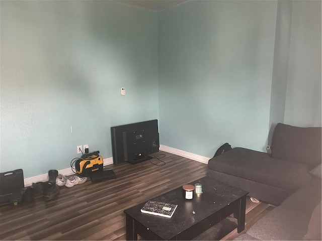261 Freidel St, Whitaker, PA 15120 - living room with baseboards and wood finished floors
