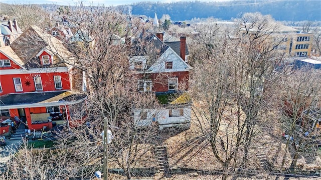 view of side of property with a residential view