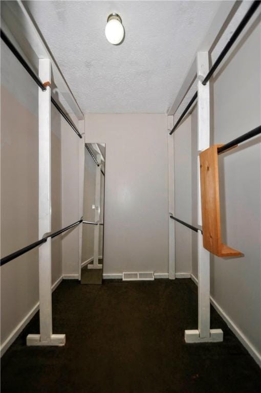 walk in closet with visible vents