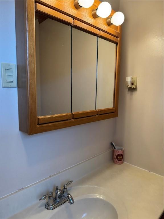 bathroom with a sink