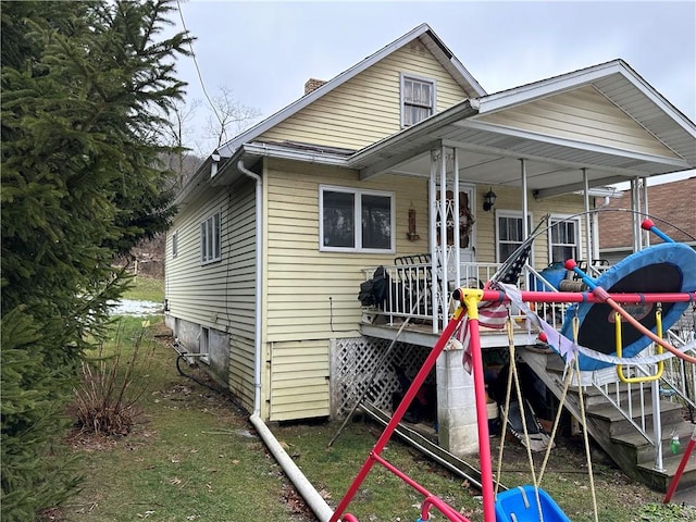 view of front of home