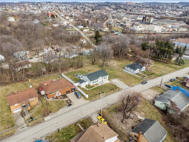 bird's eye view featuring a residential view