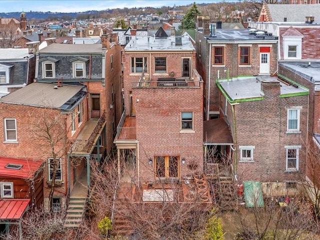 view of property with a residential view