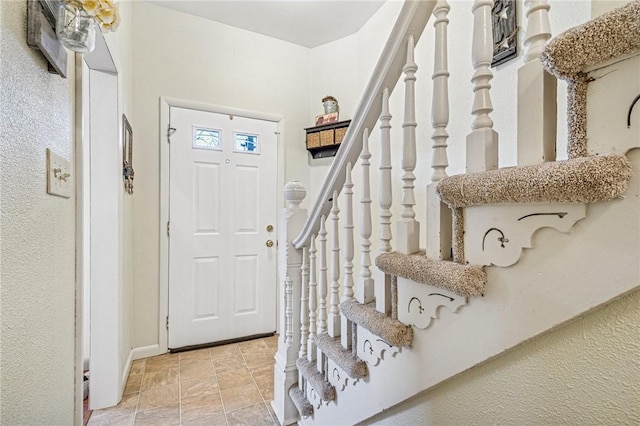 foyer entrance with stairs