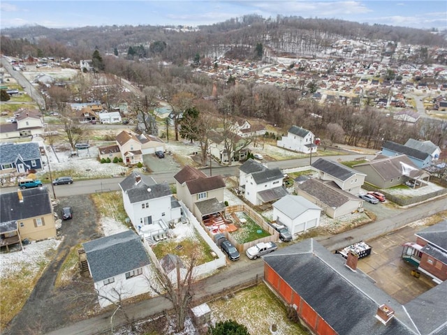 birds eye view of property featuring a residential view