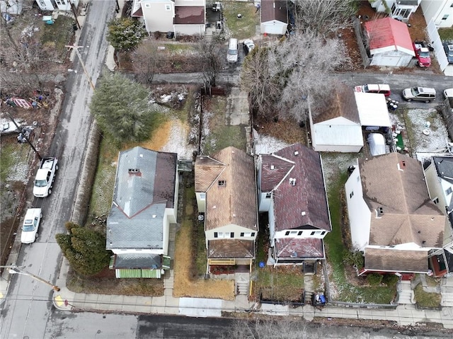 bird's eye view featuring a residential view