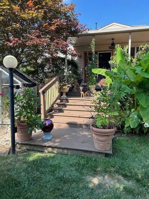 view of yard