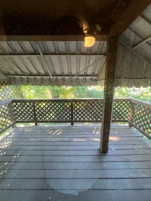 view of deck