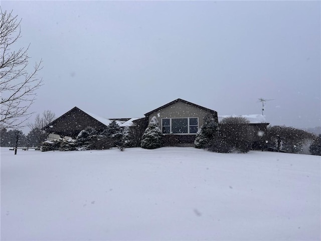 view of front of home