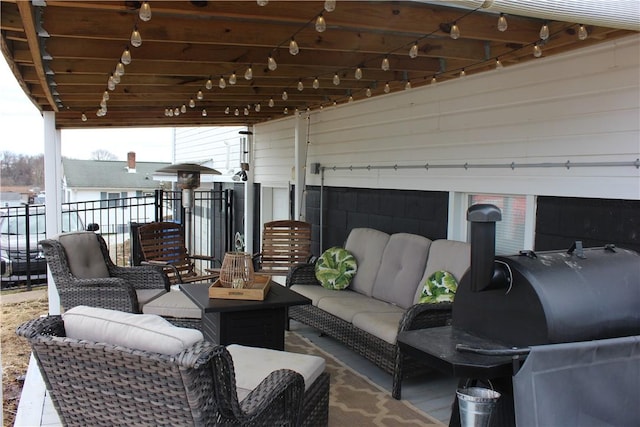 view of patio / terrace with outdoor lounge area