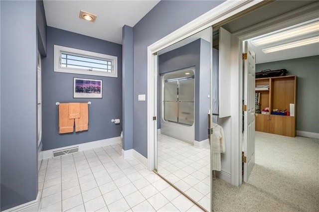 4605 Whippoorwill Dr, Hermitage, PA 16148 - hall featuring baseboards and light tile patterned floors