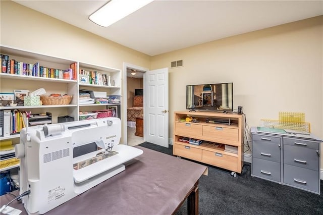 4605 Whippoorwill Dr, Hermitage, PA 16148 - office space with dark colored carpet