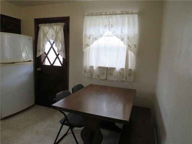 view of dining area