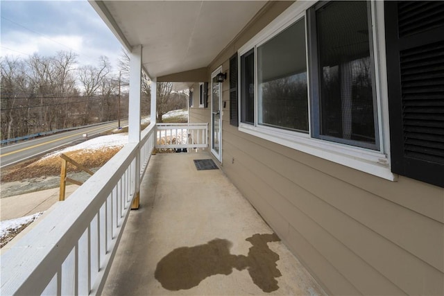 view of patio / terrace featuring a porch