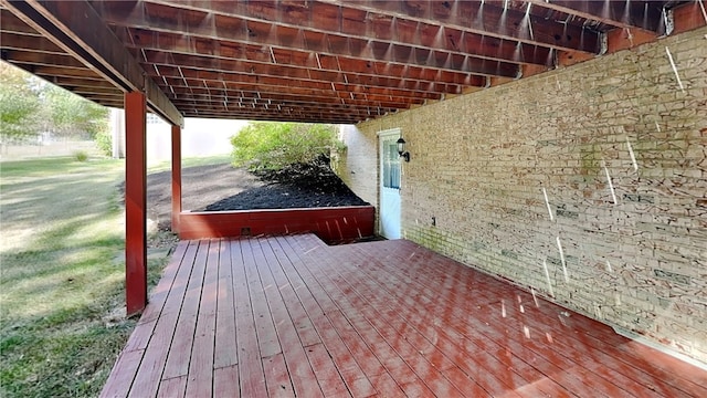 view of deck