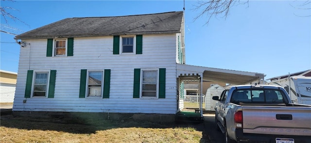 103 W Greene St, Carmichaels/Cumblnd, PA 15320 - exterior space with a yard and a shingled roof