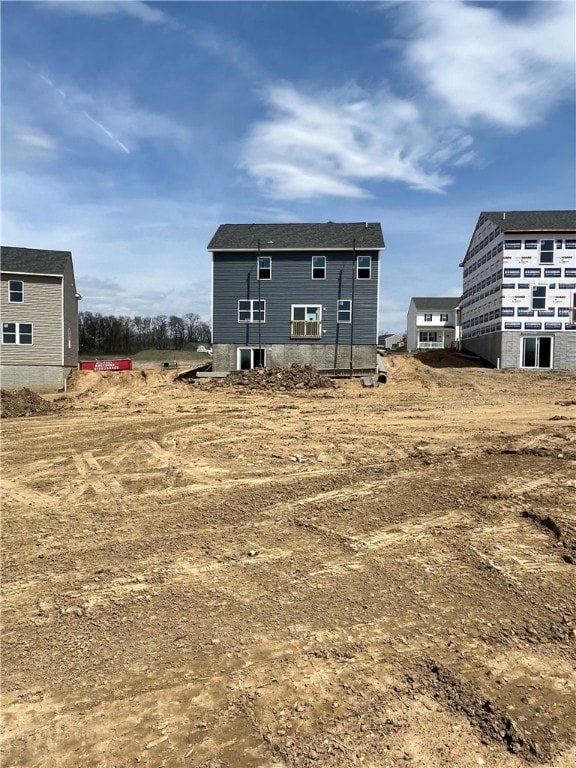 175 Shelton Place Dr, Connoquenessing Boro, PA 16033 - back of property featuring central AC unit