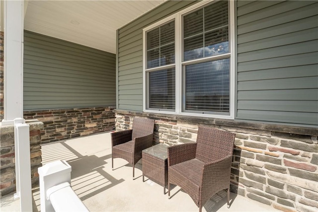 view of patio / terrace featuring a porch