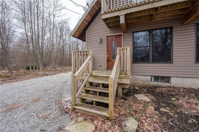 view of entrance to property