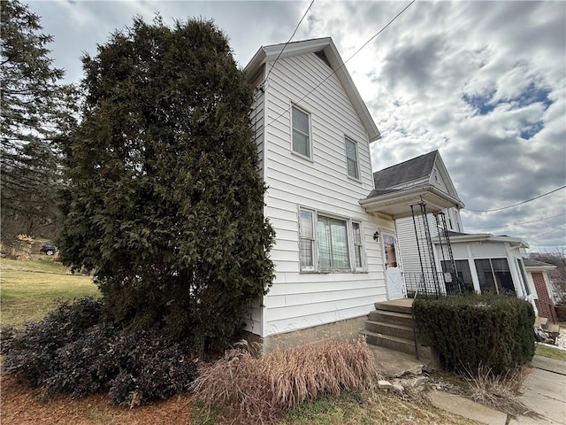 view of front of home