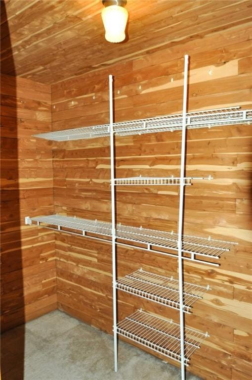 view of storage room