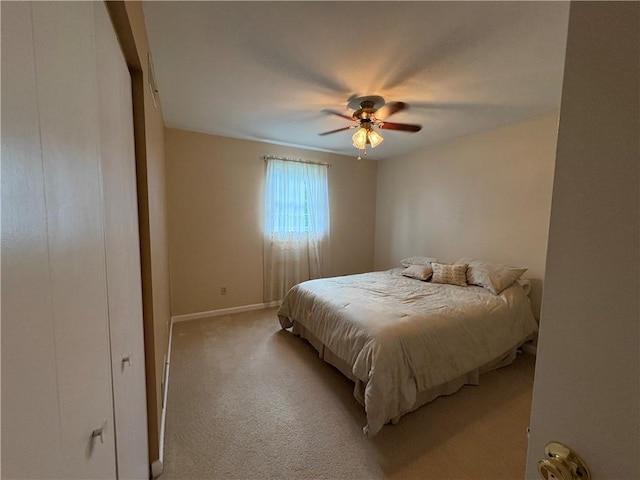 407 Cathedral St, Conemaugh/Young Twps Ind, PA 15681 - bedroom featuring light colored carpet and ceiling fan
