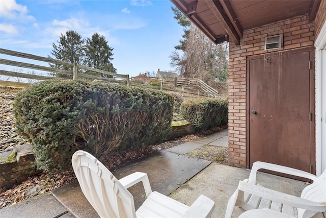 8179 Ohio River Blvd Unit 32, Emsworth, PA 15202 - view of patio / terrace featuring fence