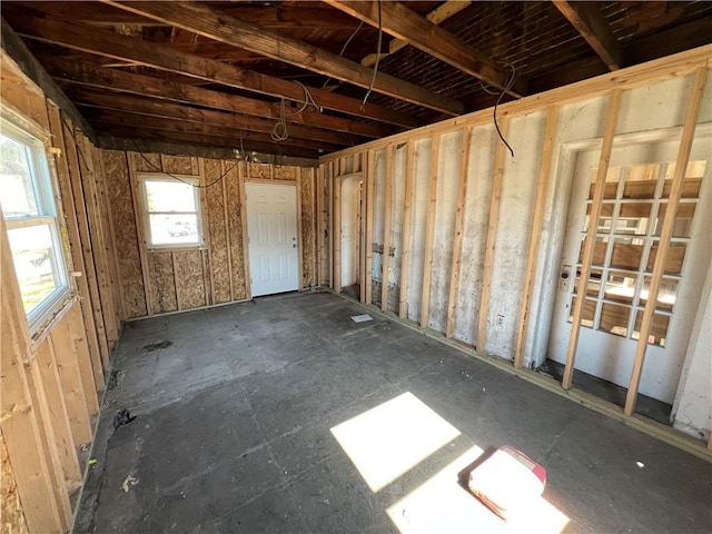 miscellaneous room featuring a garage