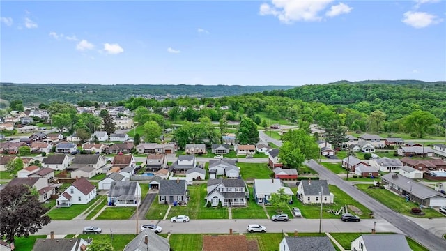 bird's eye view featuring a residential view