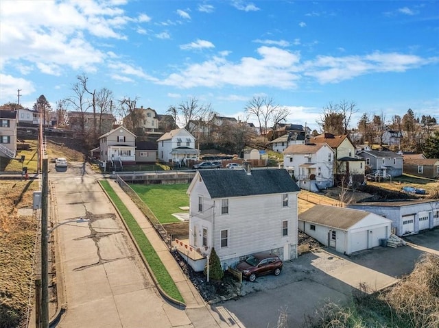 birds eye view of property featuring a residential view