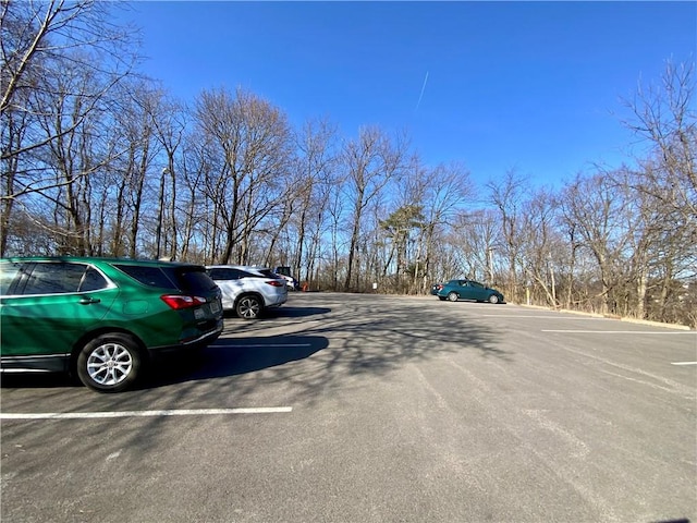 view of uncovered parking lot