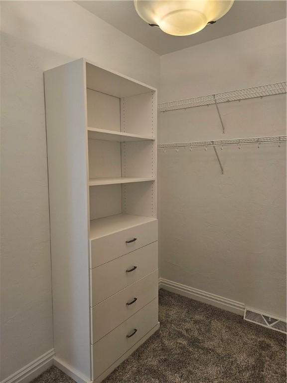 808 10th St, New Stanton, PA 15697 - spacious closet with dark carpet