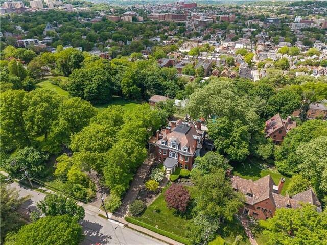 5435 Dunmoyle St, Squirrel Hill, PA 15217 - aerial perspective of suburban area