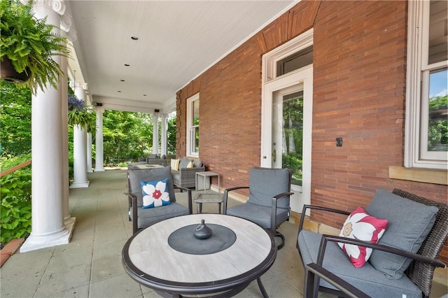5435 Dunmoyle St, Squirrel Hill, PA 15217 - view of patio with a porch