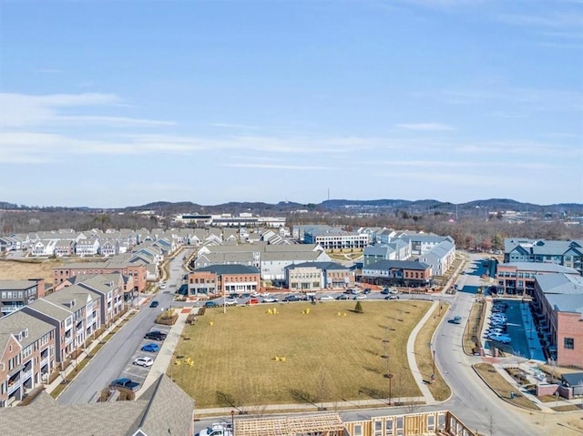 bird's eye view featuring a residential view