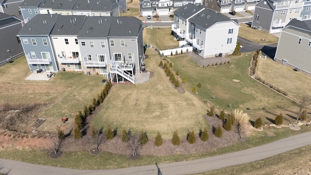 birds eye view of property featuring a residential view