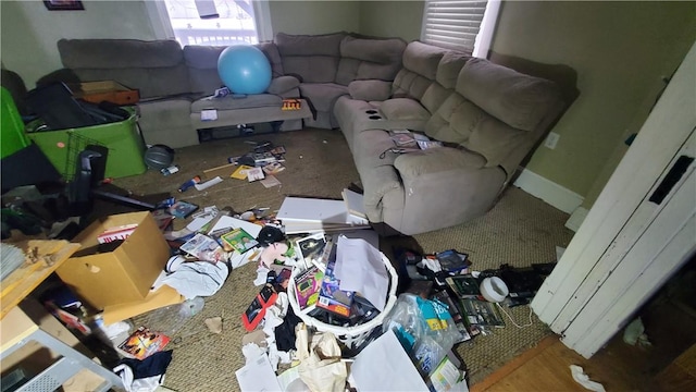 view of living area