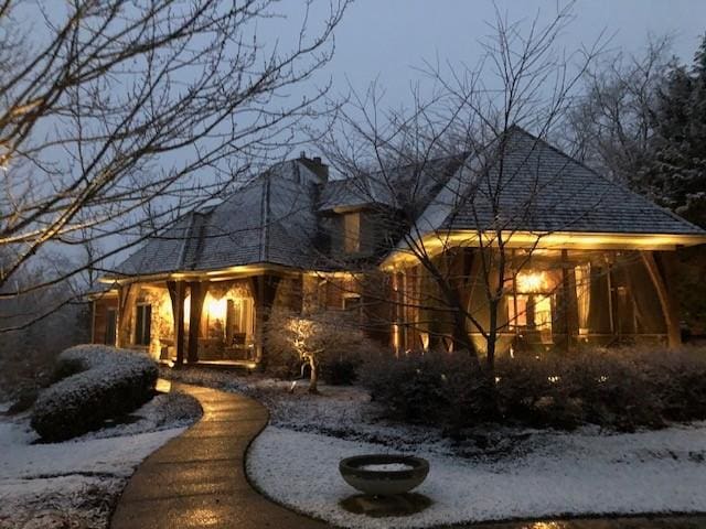 view of rear view of house